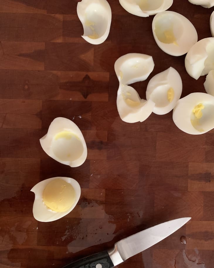 This Clever Hack Makes Chopping Hard-Boiled Eggs Quick & Easy