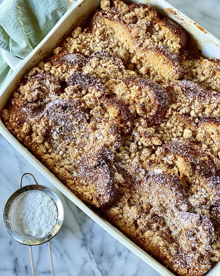 Baked Cinnamon French Toast Muffins - Creme De La Crumb