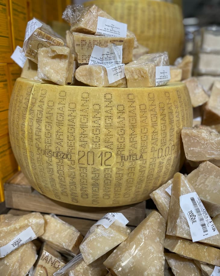 Full Wheel of Parmigiano Reggiano Cheese