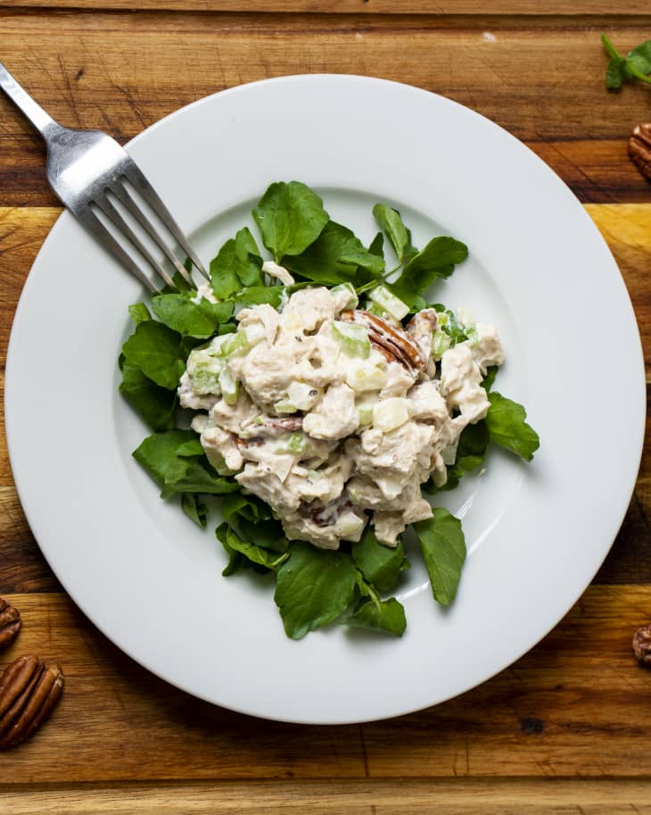 Dolly Parton's Pecan Chicken Salad on a plate