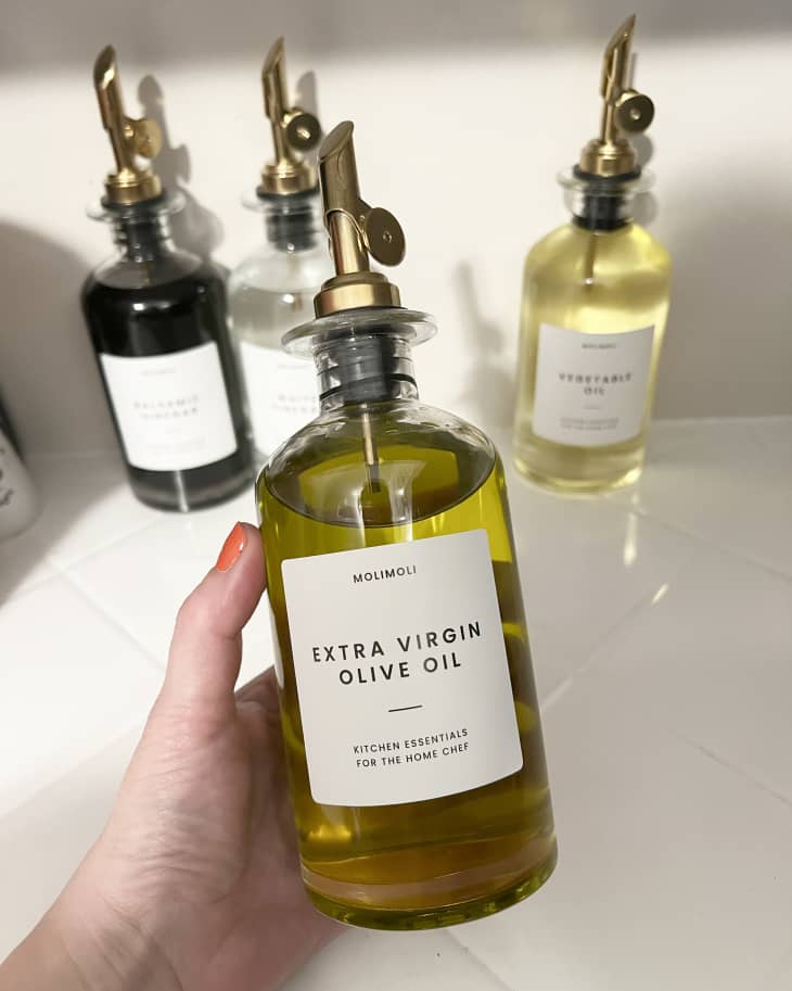 Glass Olive Oil Dispenser Bottle + Reviews