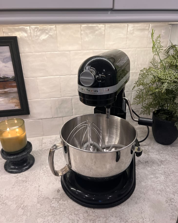 Solution for sliding your heavy Kitchenaid mixer