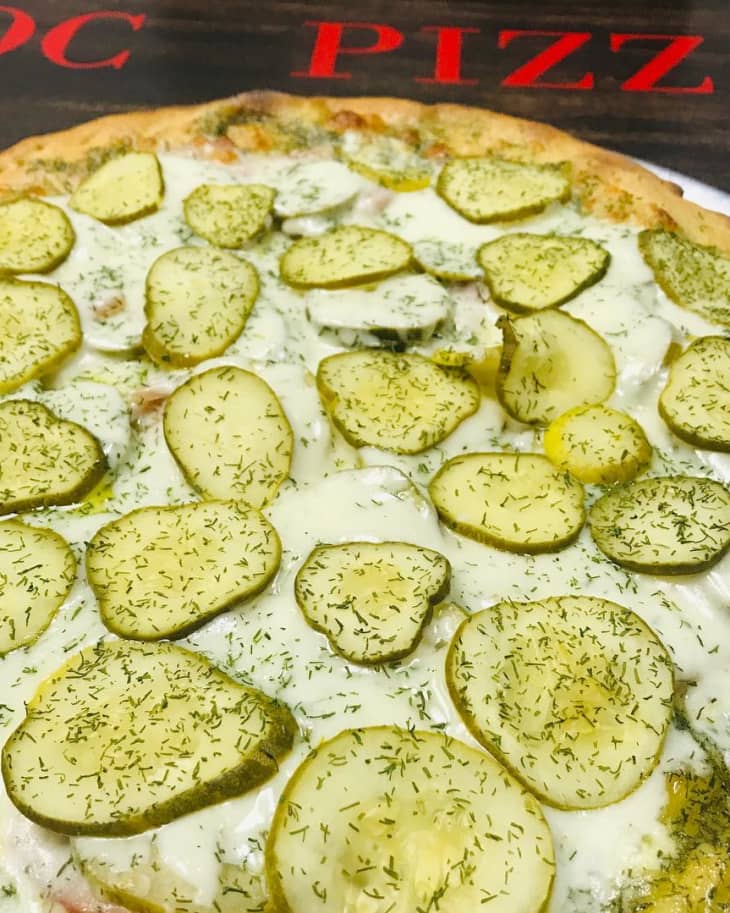 You Guys, Pickle Pizza Is Kind of a Big Dill Right Now