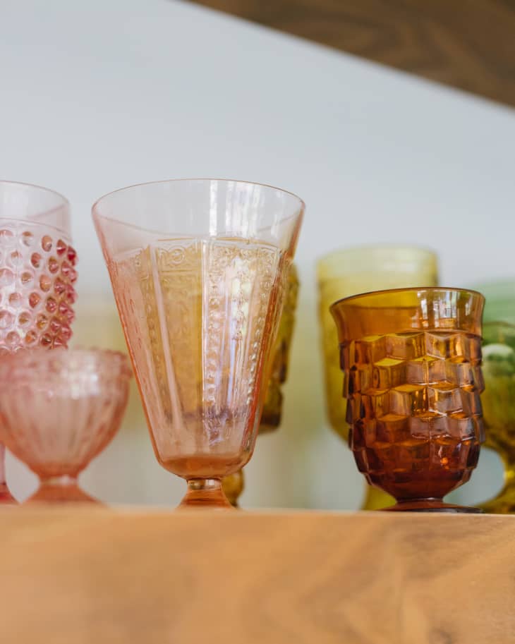 Vintage glassware collection