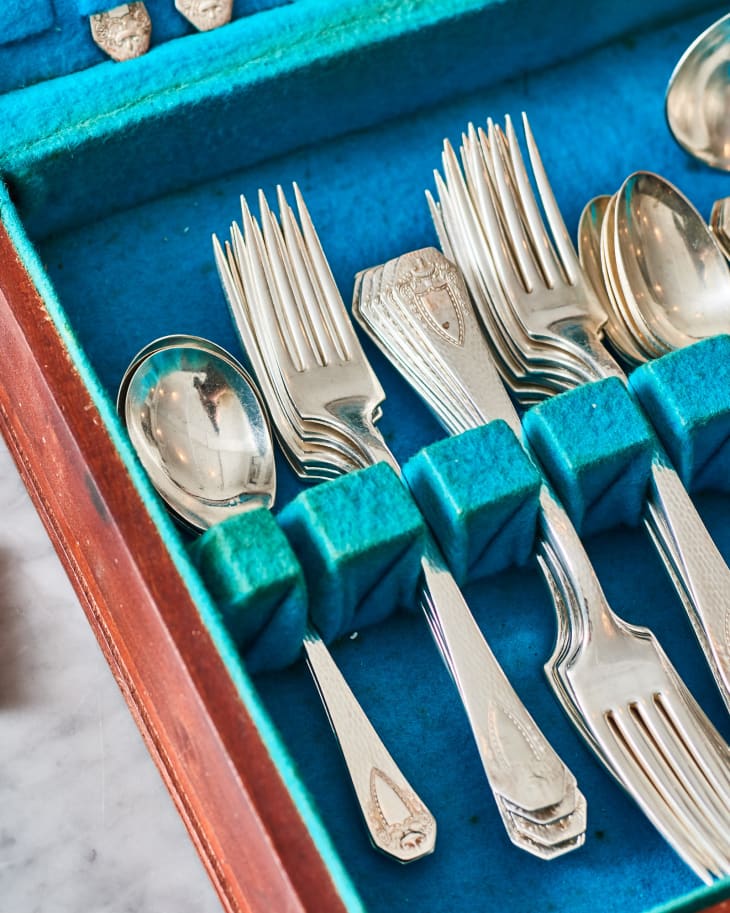 The Cutlery Cleaner Attaches To Your Sink To Easily Clean Your