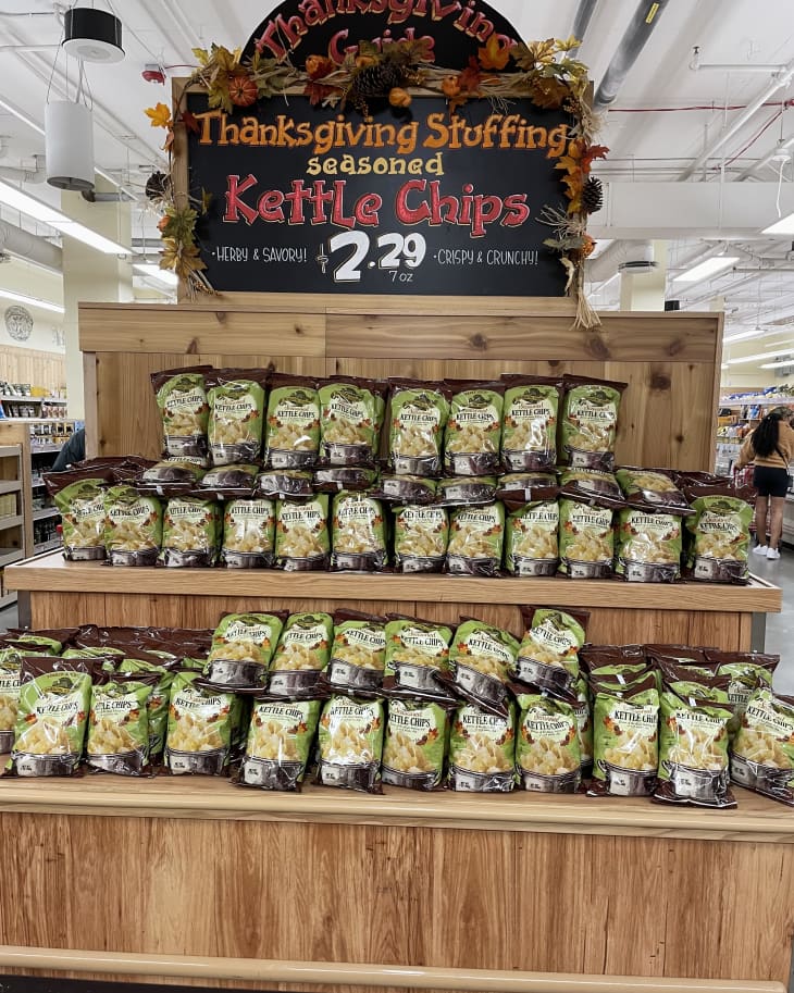 Thanksgiving stuffing seasoned chips at trader joe's