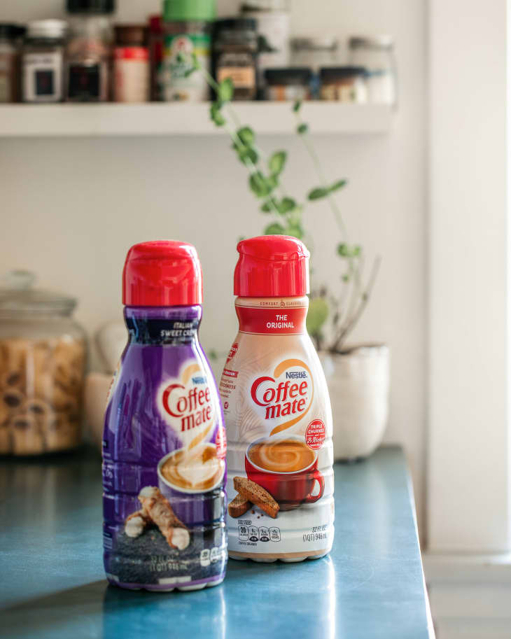 Use Empty Plastic Coffee Creamer Container as Storage for Dry Goods