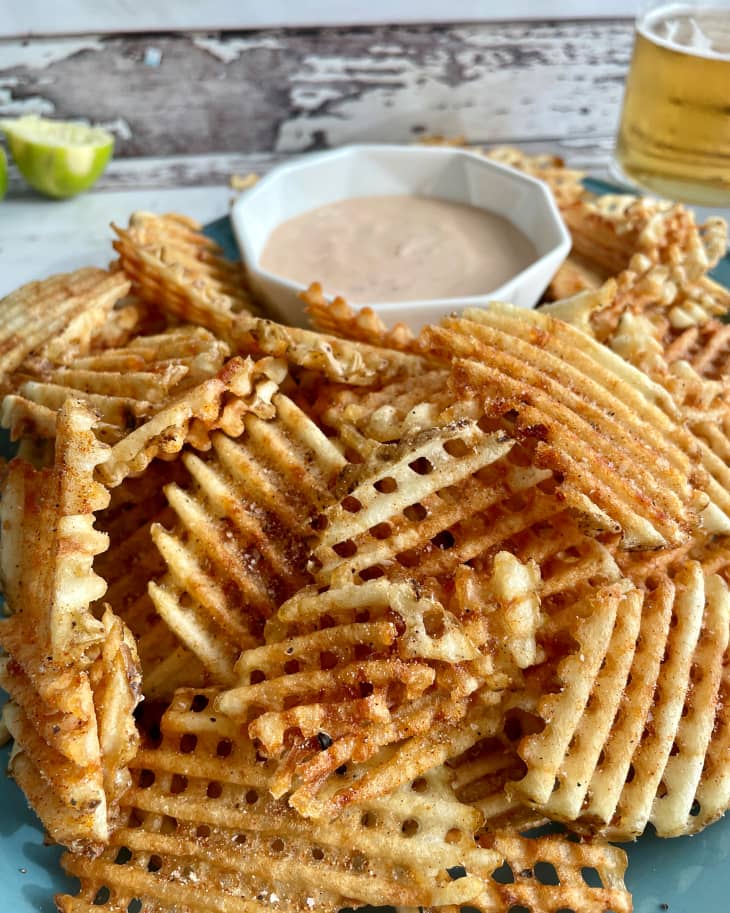 Waffle Fries Recipe (Thin-Cut & Crispy)