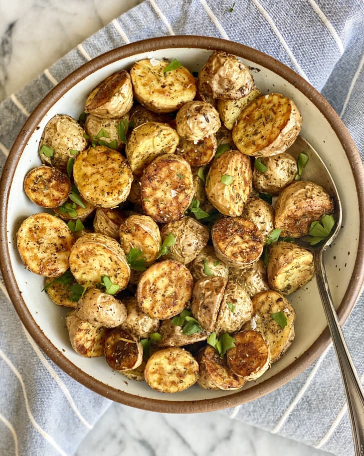 Air Fryer Smashed Potatoes