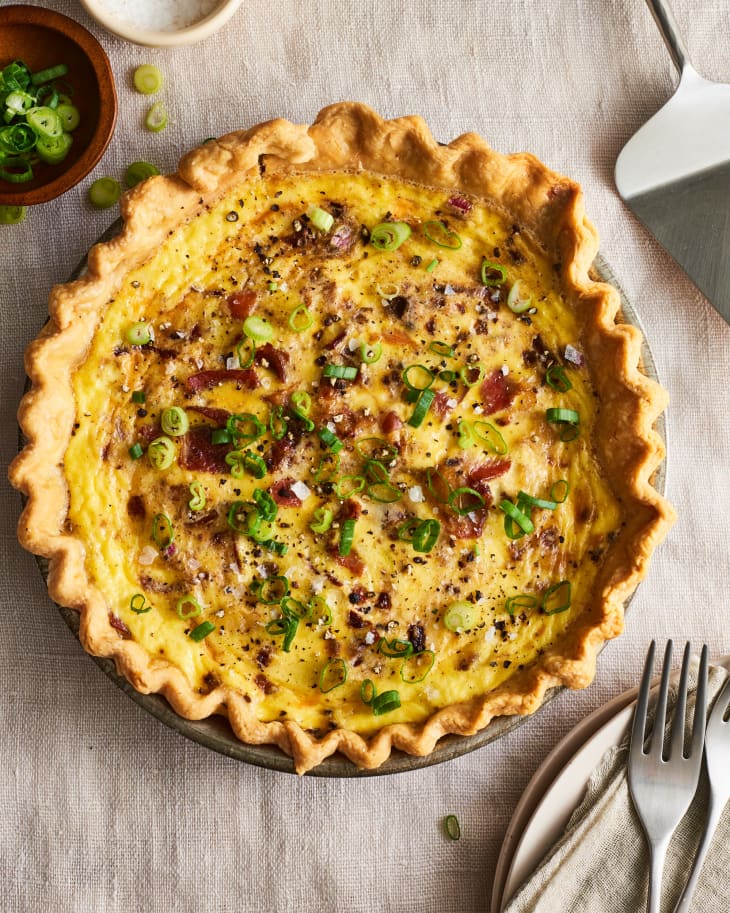 Classic Quiche Lorraine Recipe (Bacon, Shallots, and Gruyère)