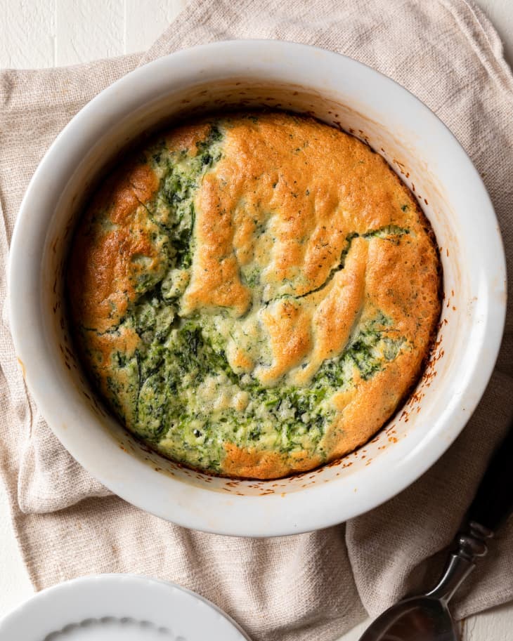 Spinach souffle