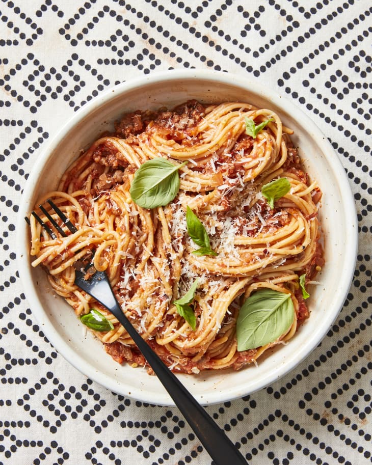 Best Spaghetti with Meat Sauce Recipe | Kitchn