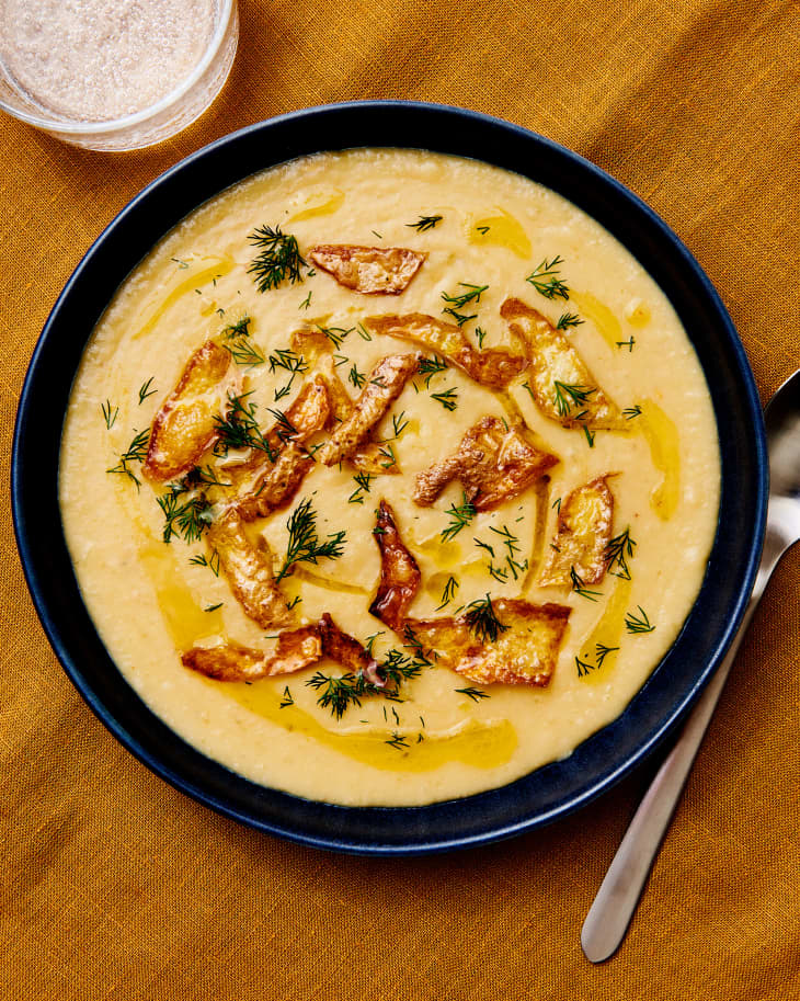 Cheesy Potato Soup • Salt & Lavender