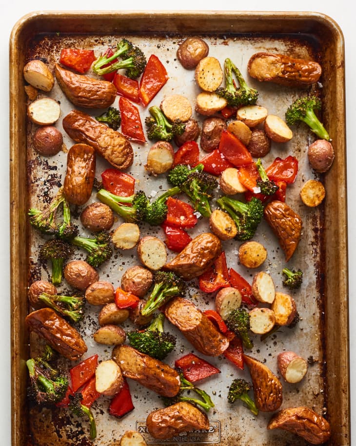 Sausage Sheet Pan Meal - BIGPITTSTOP