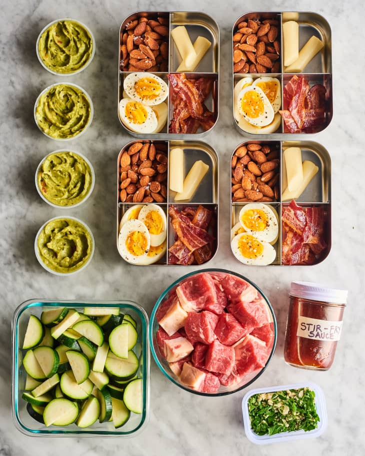 Keto Meal Prep for 1 Week of Keto Meals in 2 Hours