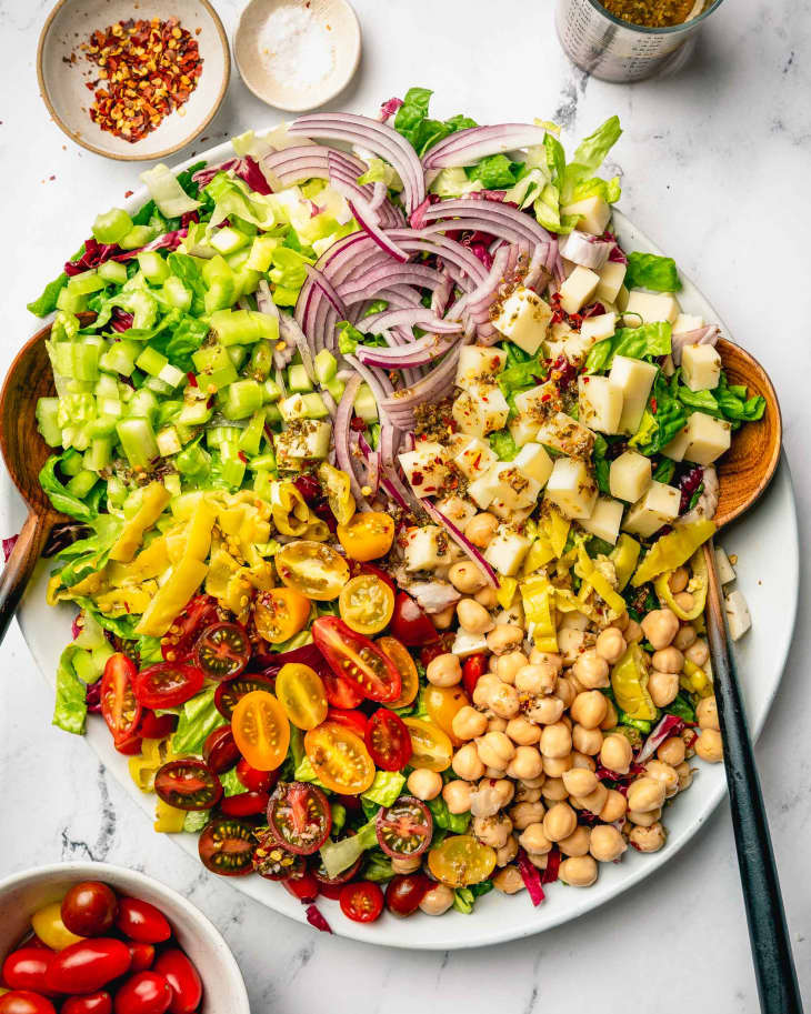 Loaded Chopped Salad - Green Healthy Cooking