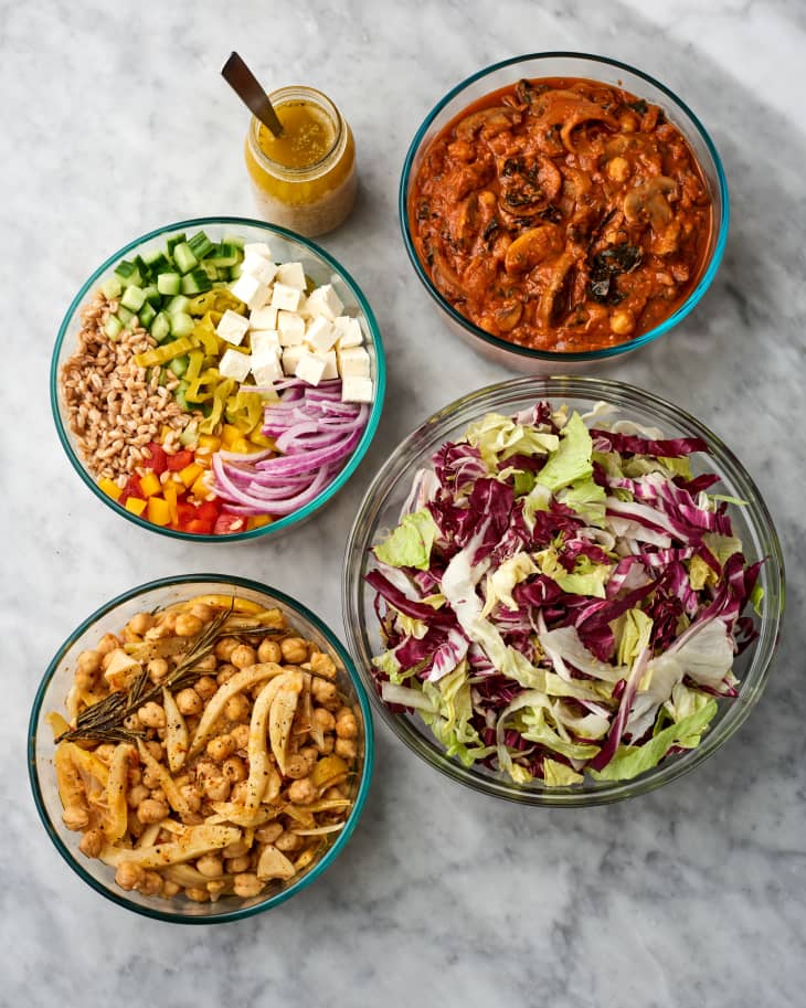 Meal Prep Plan: Extra-Easy Vegetarian Breakfasts, Lunches, and