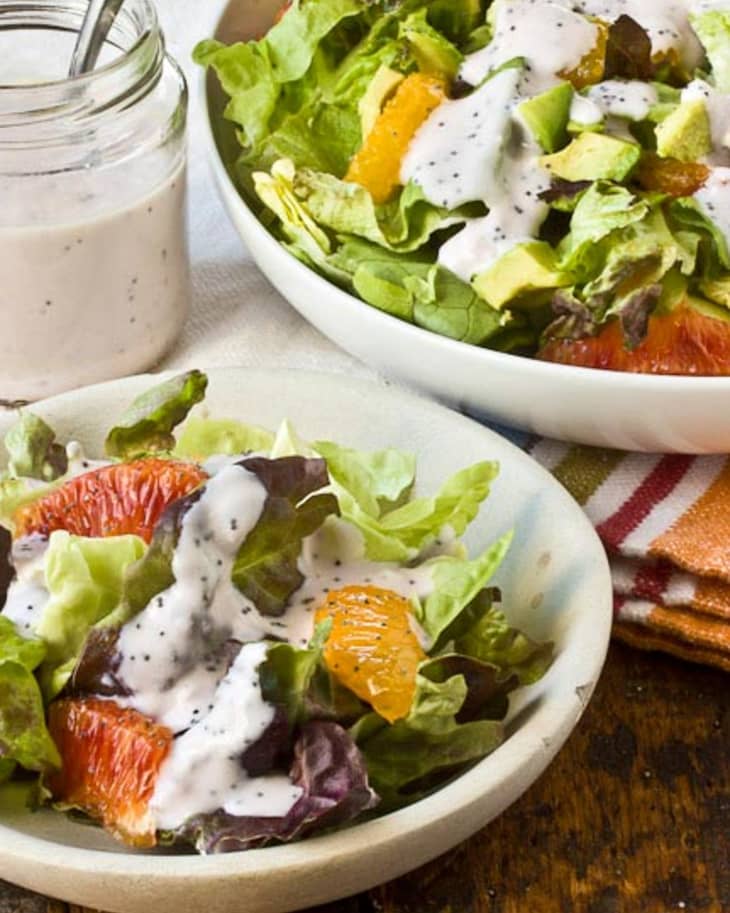 sachin and babi light blue dress Recipe: Late-Winter Salad with Strawberry Poppy Seed Dressing