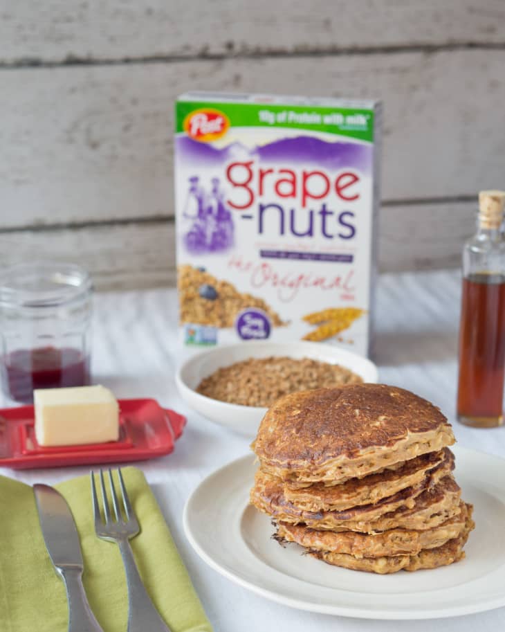 Recipe: Crunchy Oatmeal Pancakes with Grape-Nuts | Kitchn