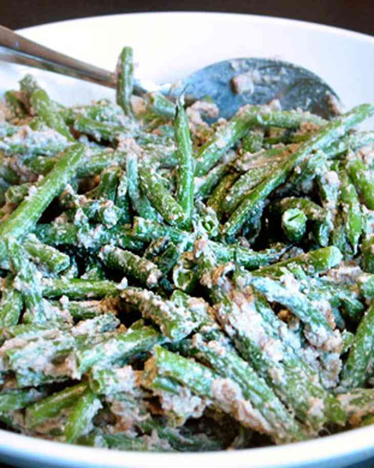 Recipe Review: Green Beans with Walnut-Miso Sauce
