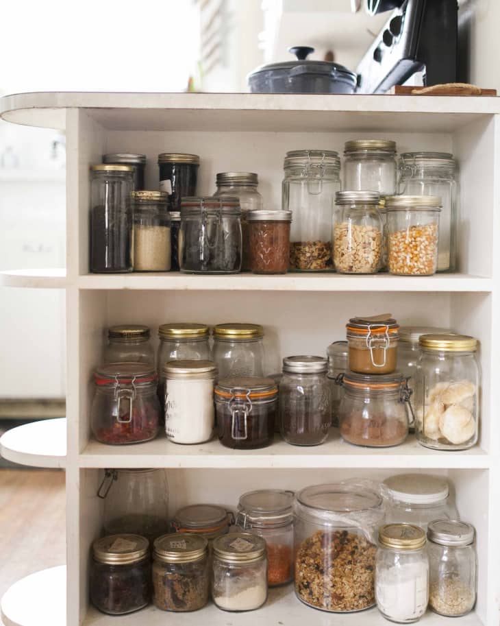 Spice Rack, Mason Jar Shelf, Chefs Spice Rack Organizer, Wall