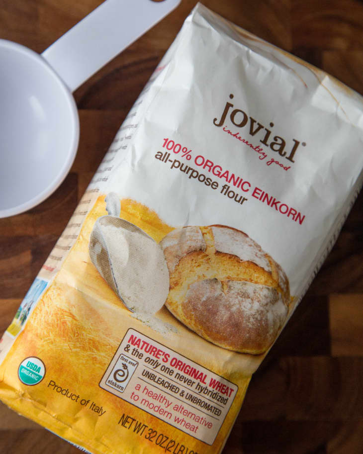 Organic Einkorn Flour From Italy - Ancient Whole Wheat Grain, High Protein & Fiber, 2.2 LB