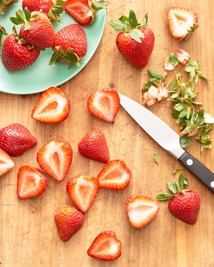 Jersey strawberries are here and they're really early! 