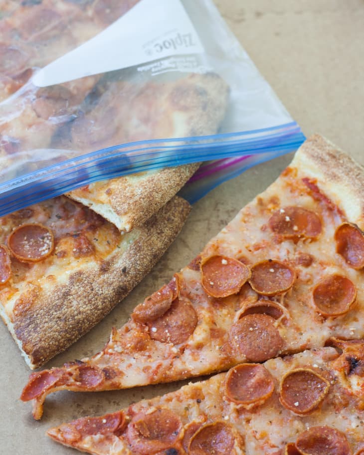 Slice 3 D Pizza Box Top Handle Bag