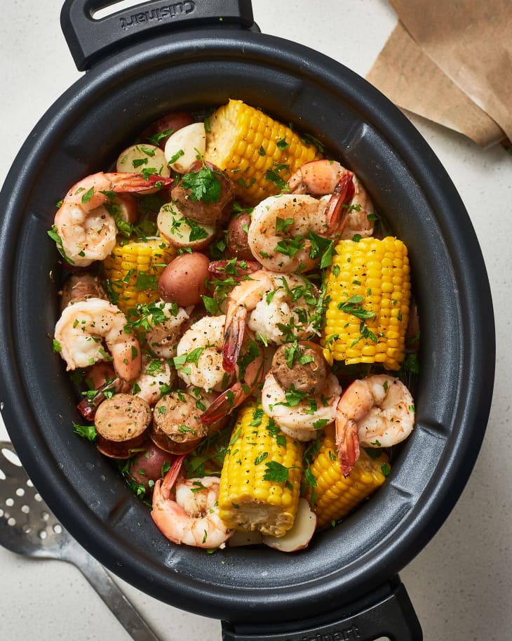 Shrimp Boil Recipe (Slow Cooker Version)