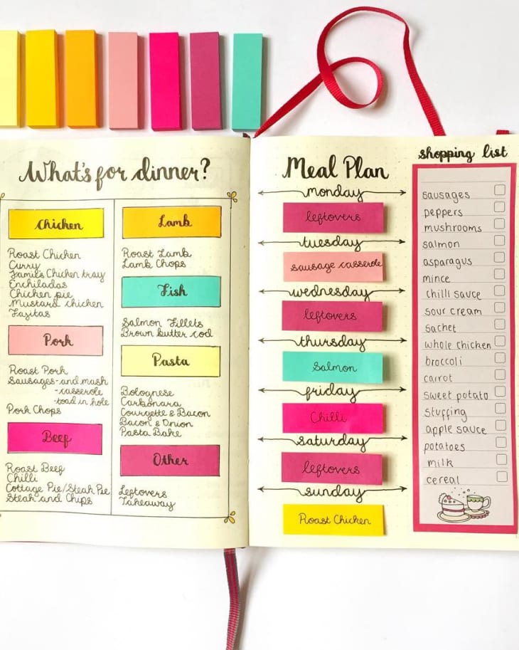 How Do You Use Your Bullet Journal to Meal Plan? | The Kitchn