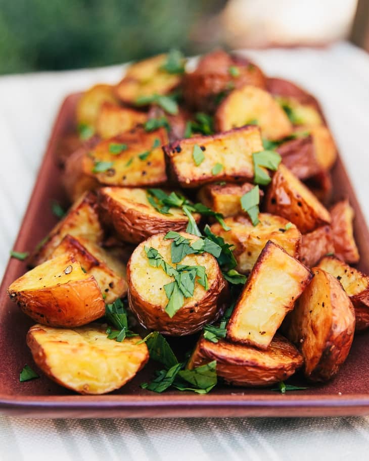 Oven Herb Roasted Potatoes - Cooking For My Soul