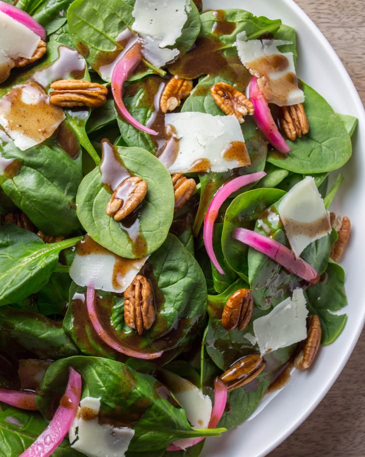 spinach salad dressing recipe