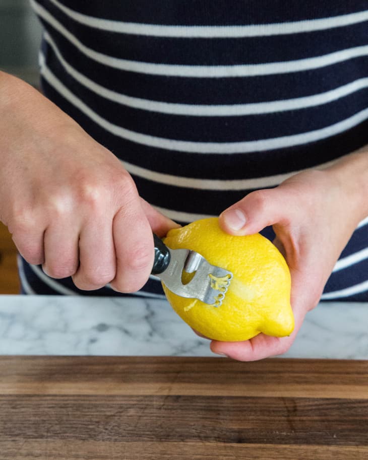 2 Pieces Lemon Rind Peeler Tool, Zest Peeler for Cocktails