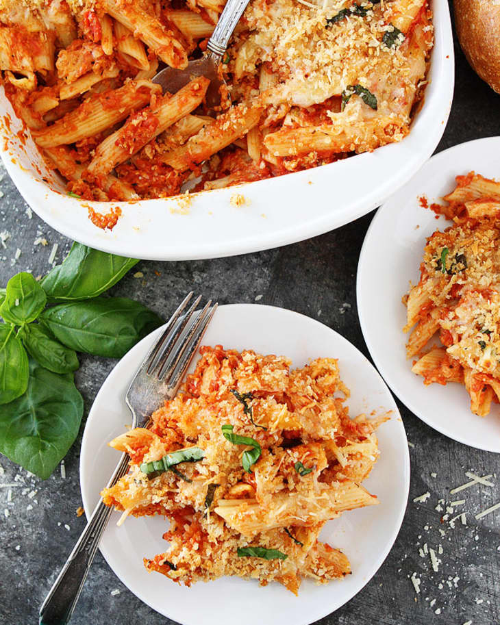 Sheet Pan Pasta Bake Recipe Two Peas & Their Pod