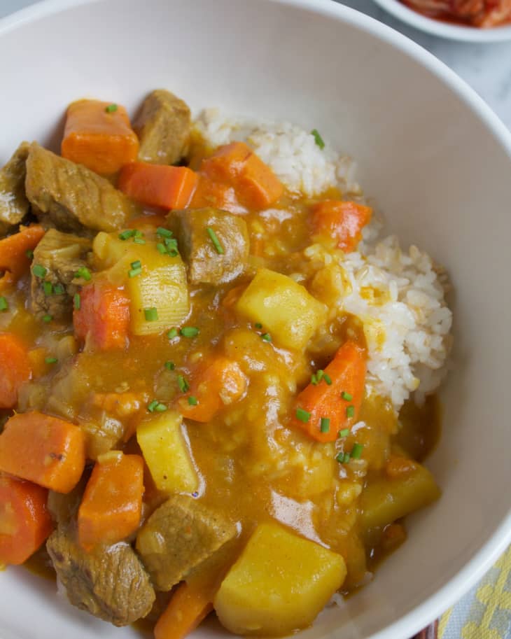 Korean-style curry rice (Kare rice) recipe by Maangchi