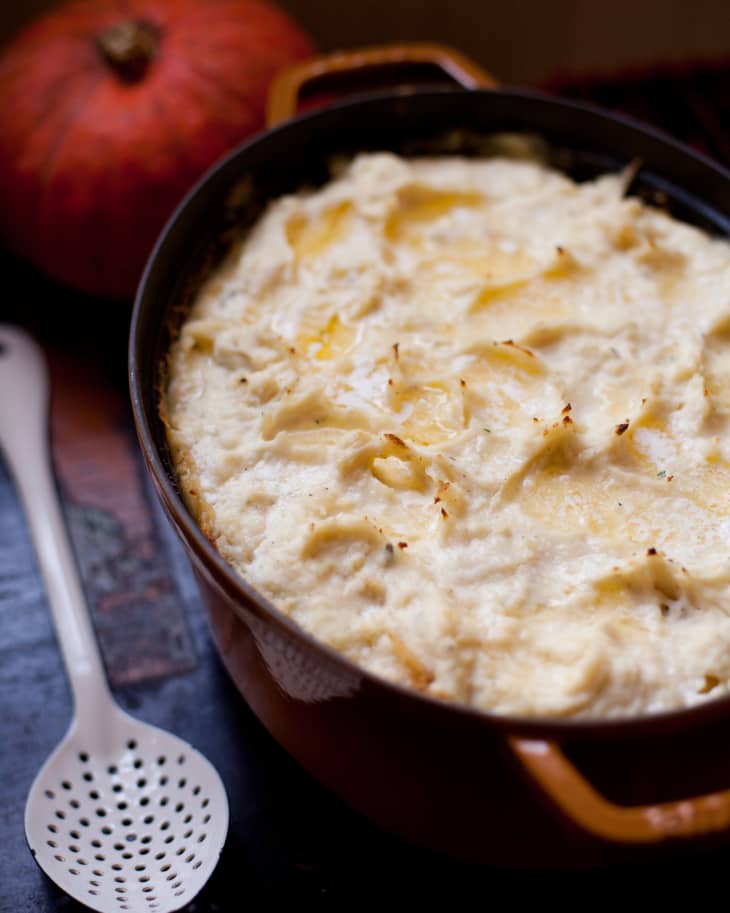 Make-ahead mashed potato casserole