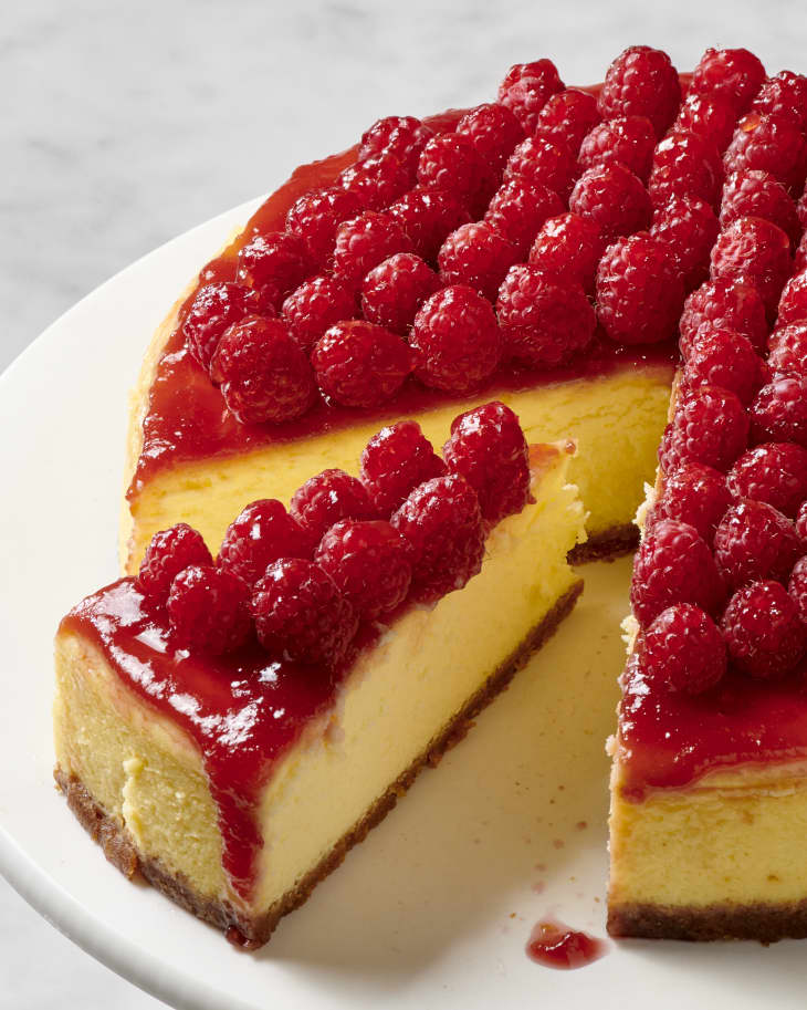 Raspberry Cheesecake Recipe (with Glaze) The Kitchn