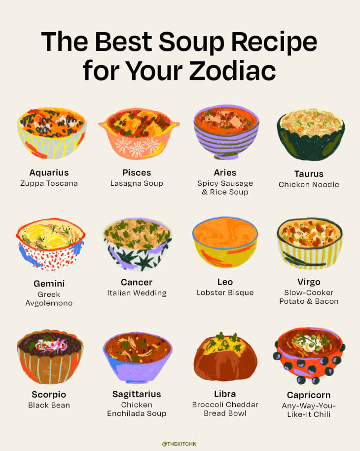 What Soup You Should Make Based On Your Zodiac Sign The Kitchn 