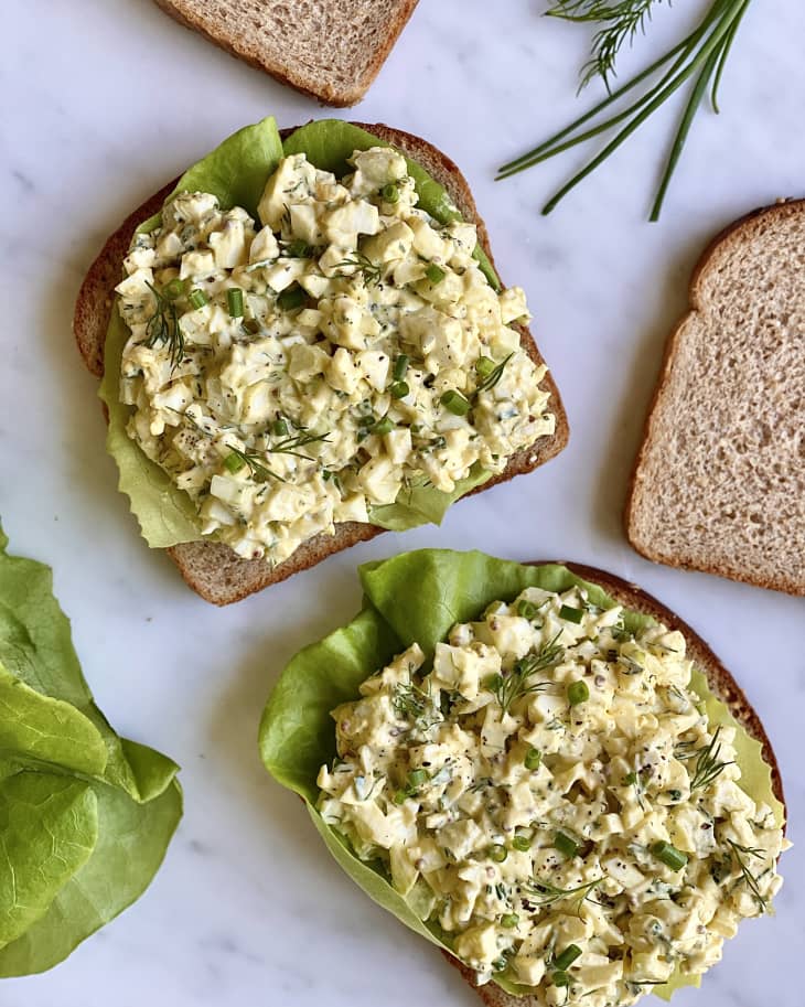 Egg Salad Sandwich Recipe The Kitchn