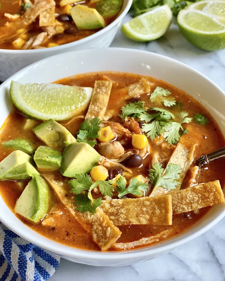 Instant Pot Chicken Tortilla Soup Recipe Easy The Kitchn