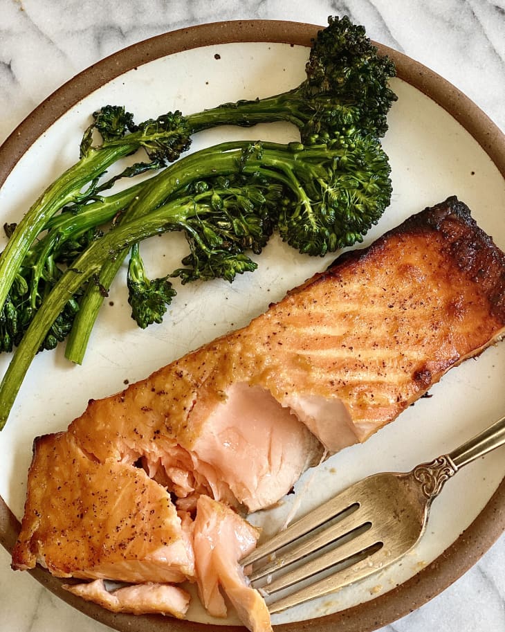 Air Fryer MisoGinger Salmon Recipe The Kitchn