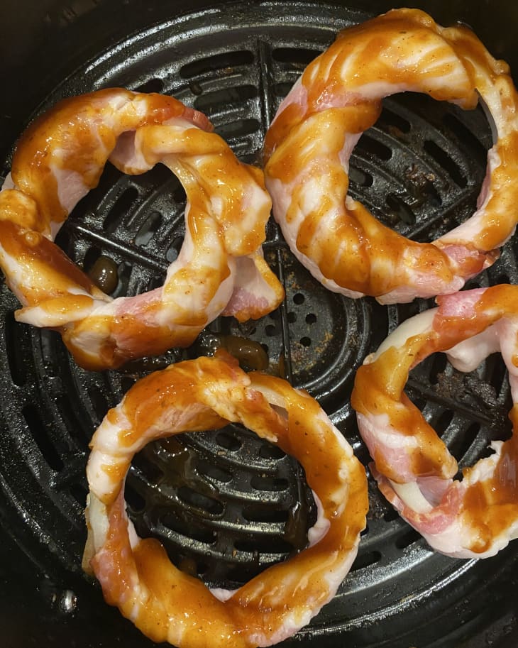 I Tried Making Bacon-Wrapped Onion Rings in the Air Fryer | The Kitchn