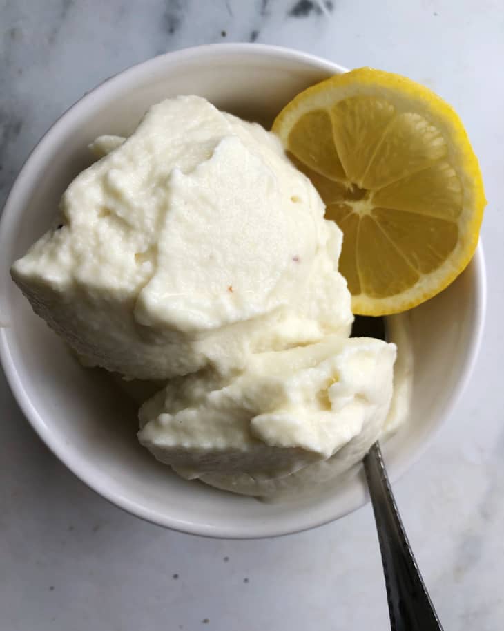 Lemon ice cream recipe without ice cream discount maker