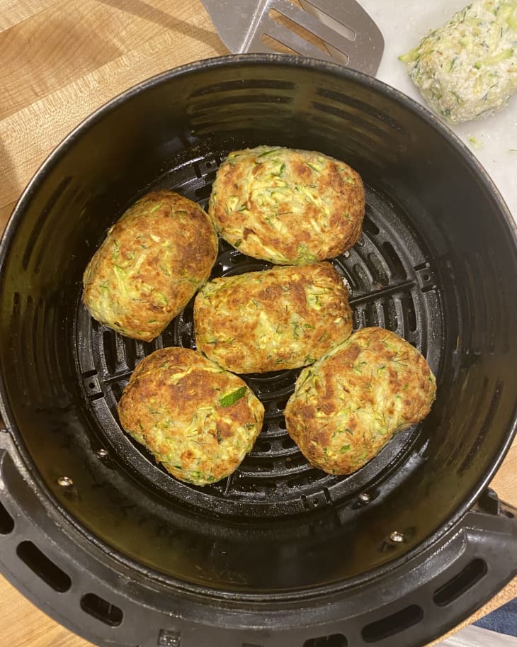 I Used My Air Fryer To Make Zucchini Ricotta Fritters and They're a Fun Snack The Kitchn