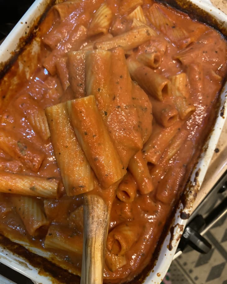 I Tried Tiktok's OneDish Baked Penne Alla Vodka and Here's What