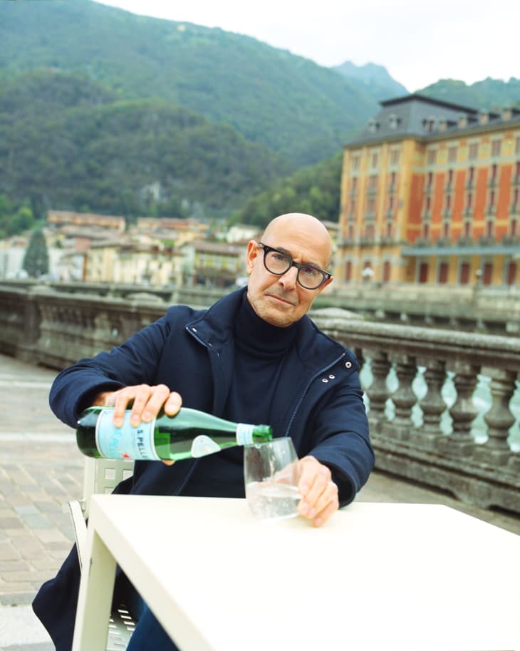 You Can Win a Bottle of Stan Pellegrino, Stanley Tucci's New