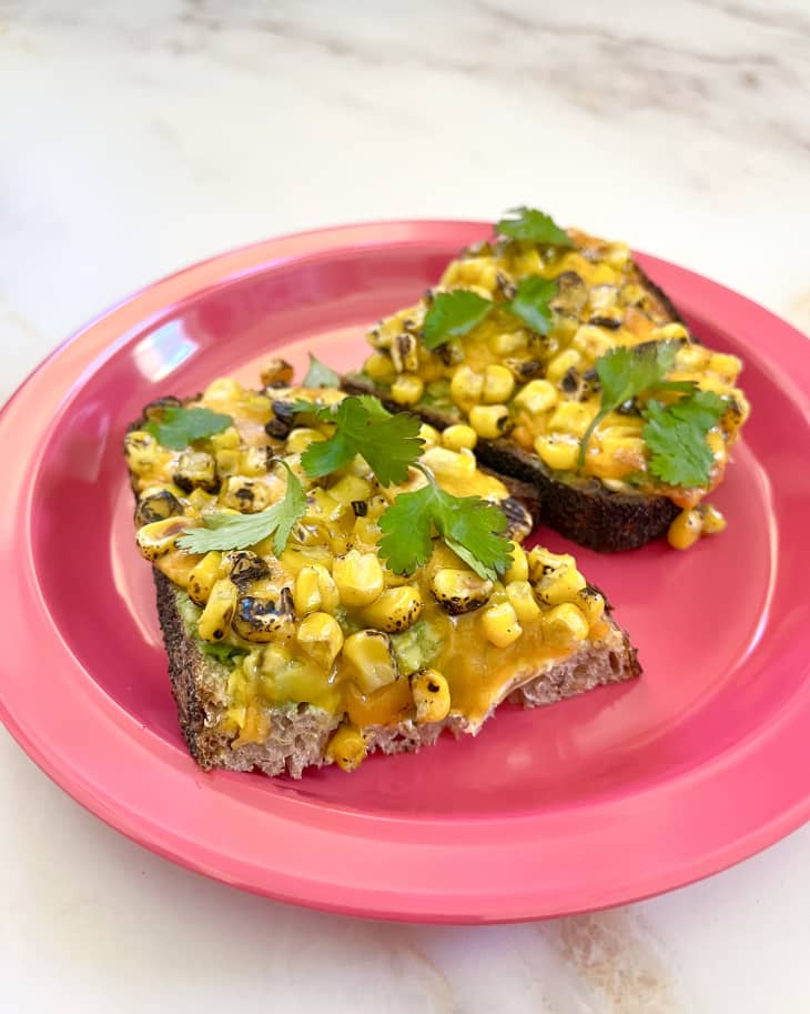 You Need to Up Your Toast Game With This Avocado Chili Corn Cheese Toastie The Kitchn