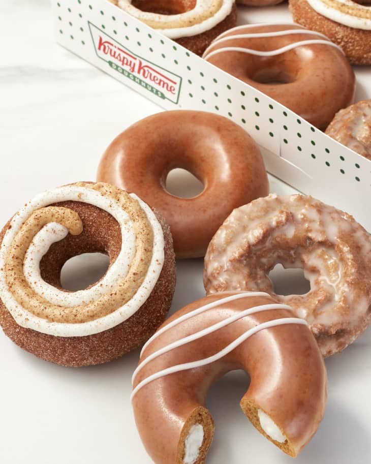 Krispy Kreme's Pumpkin Spice Menu Is Arriving Earlier Than Ever The