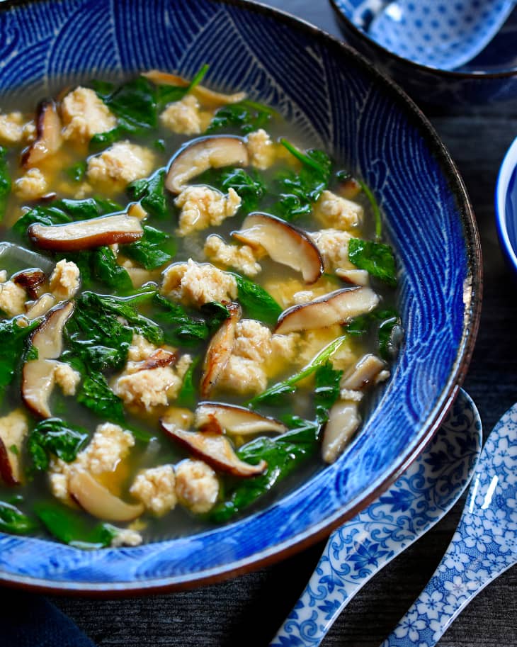 Chicken Velvet and Spinach Soup Recipe The Kitchn