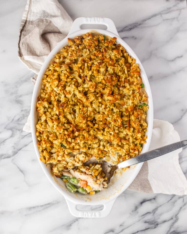 Chicken and Stuffing Casserole Recipe (Easy) | The Kitchn